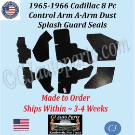 NEW 1965 1966 Cadillac Deville Eldorado Fleetwood 8 Pc CONTROL ARM A-ARM DUST SPLASH GUARD SEALS CAD-ASL-077 NEW 1965 1966 Cadillac Deville Eldorado Fleetwood 8 Pc CONTROL ARM A-ARM DUST SPLASH GUARD SEALS CAD-ASL-077